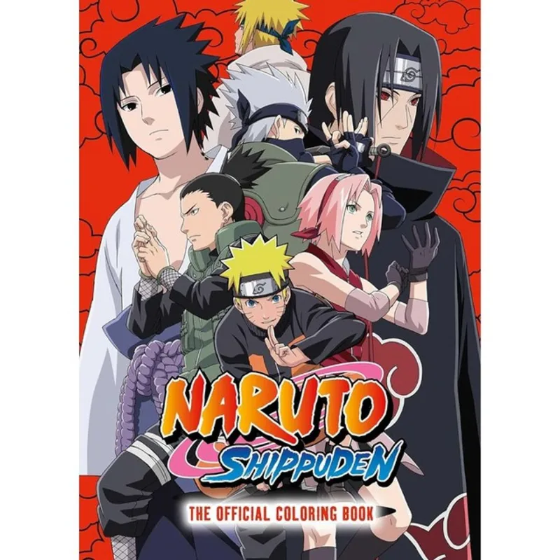 NARUTO SHIPPUDEN - THE OFFICIAL COLORING BOOK