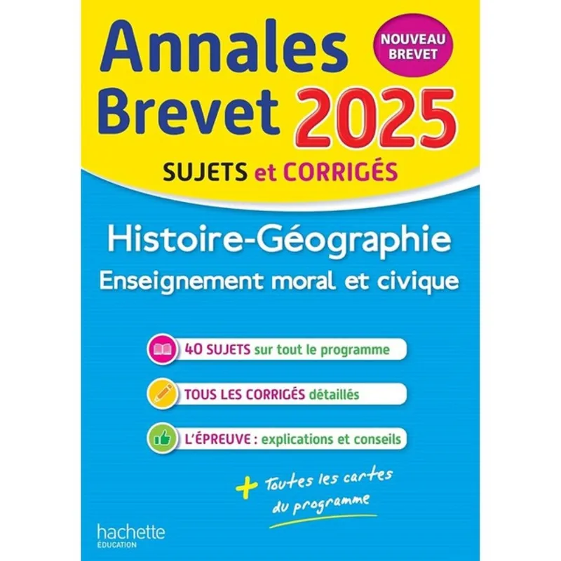 HISTOIRE-GÉOGRAPHIE -ENSEIGNEMENT MORAL ET CIVIQUE