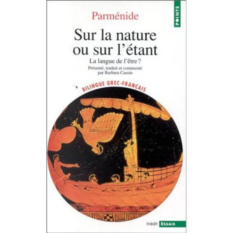SUR LA NATURE OU SUR L'ETANT - LA LANGUE DE L'ETRE