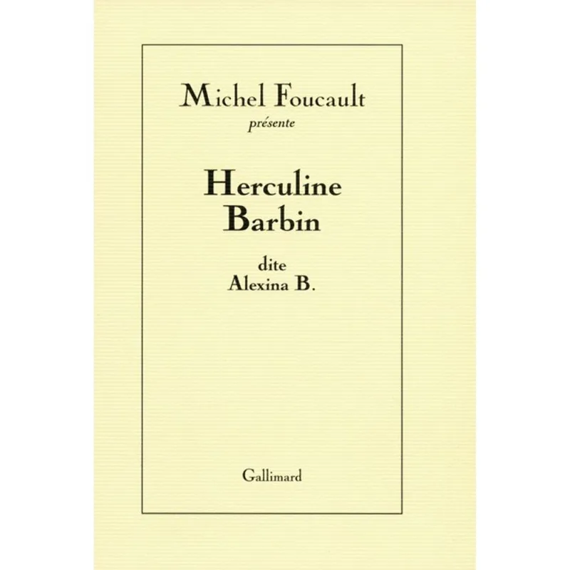 HERCULINE BARBIN DITE ALEXINA B.
