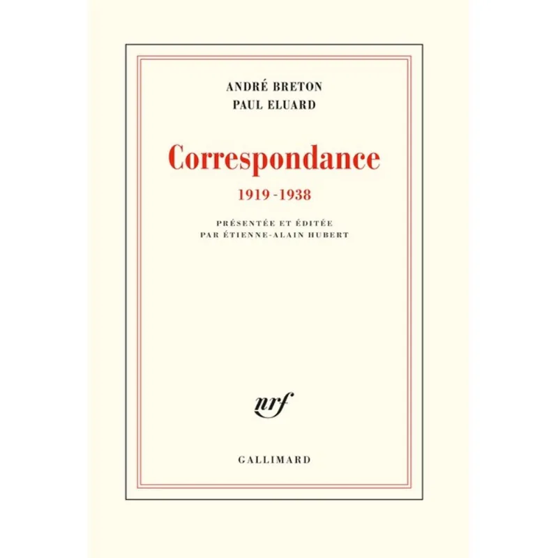 CORRESPONDANCE -1919-1938