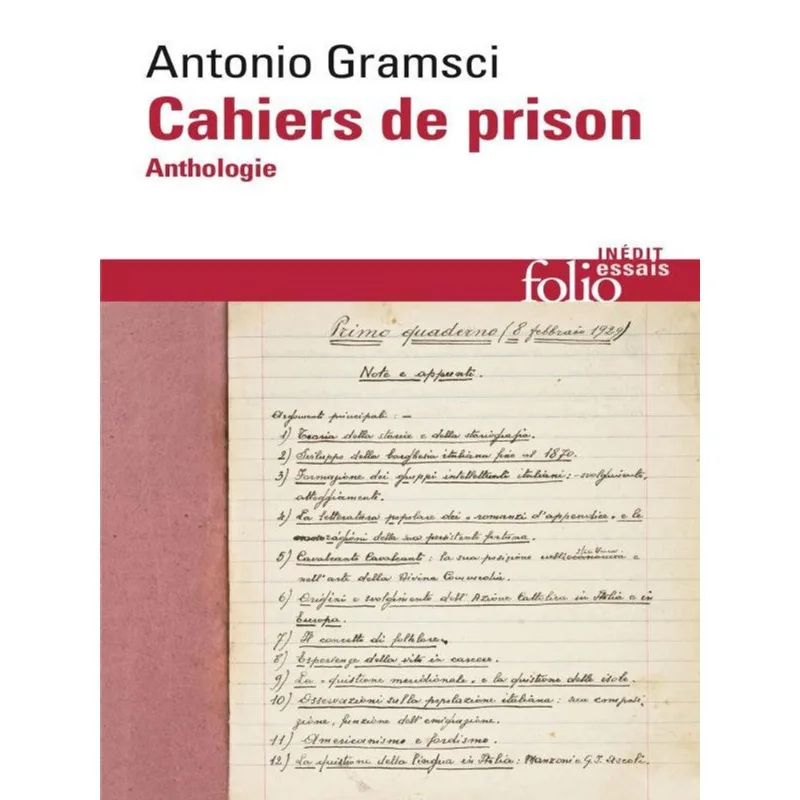 CAHIERS DE PRISON - ANTHOLOGIE