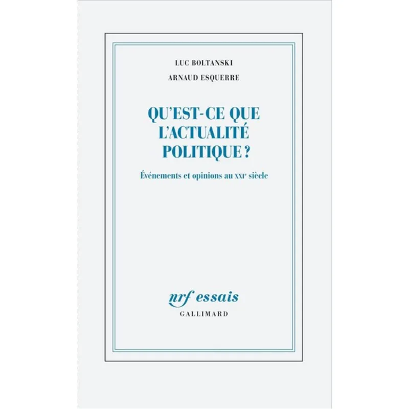 QU’EST-CE QUE L’ACTUALITÉ POLITIQUE?