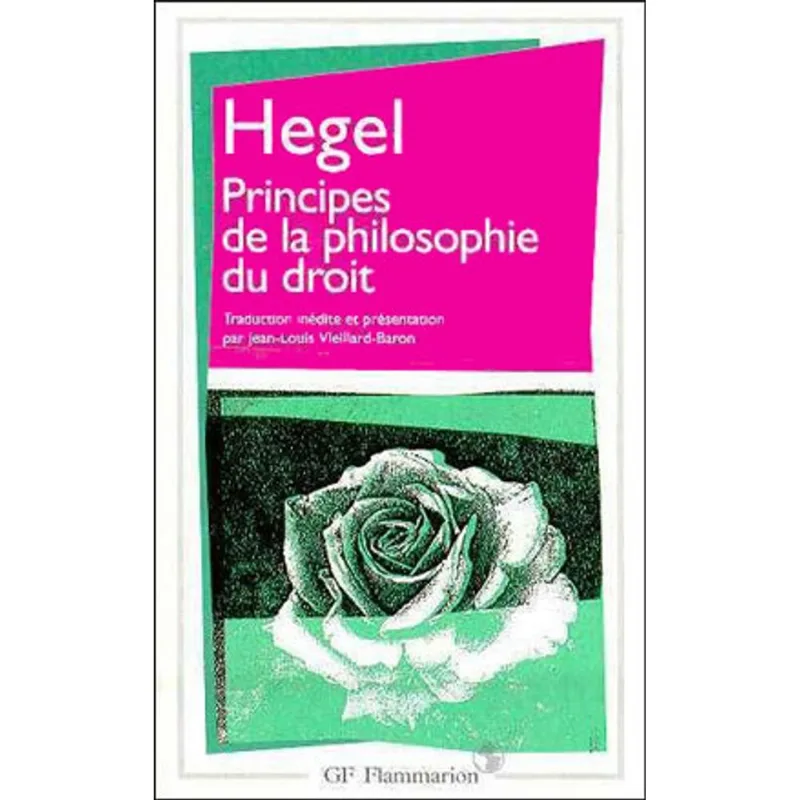 PRINCIPES DE LA PHILOSOPHIE DU DROIT
