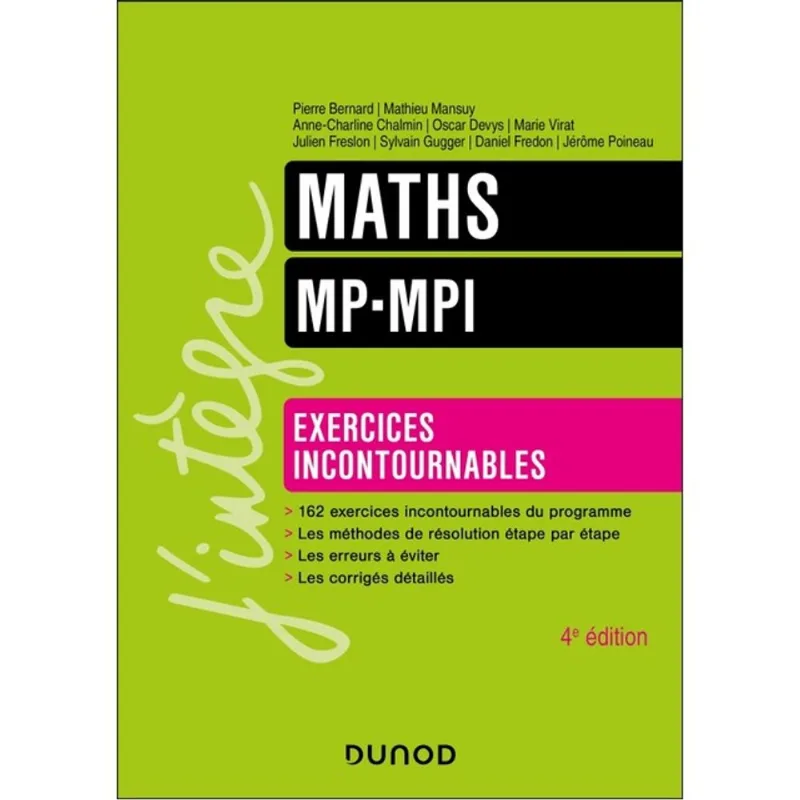 MATHS - EXERCICES INCONTOURNABLES - MP-MPI