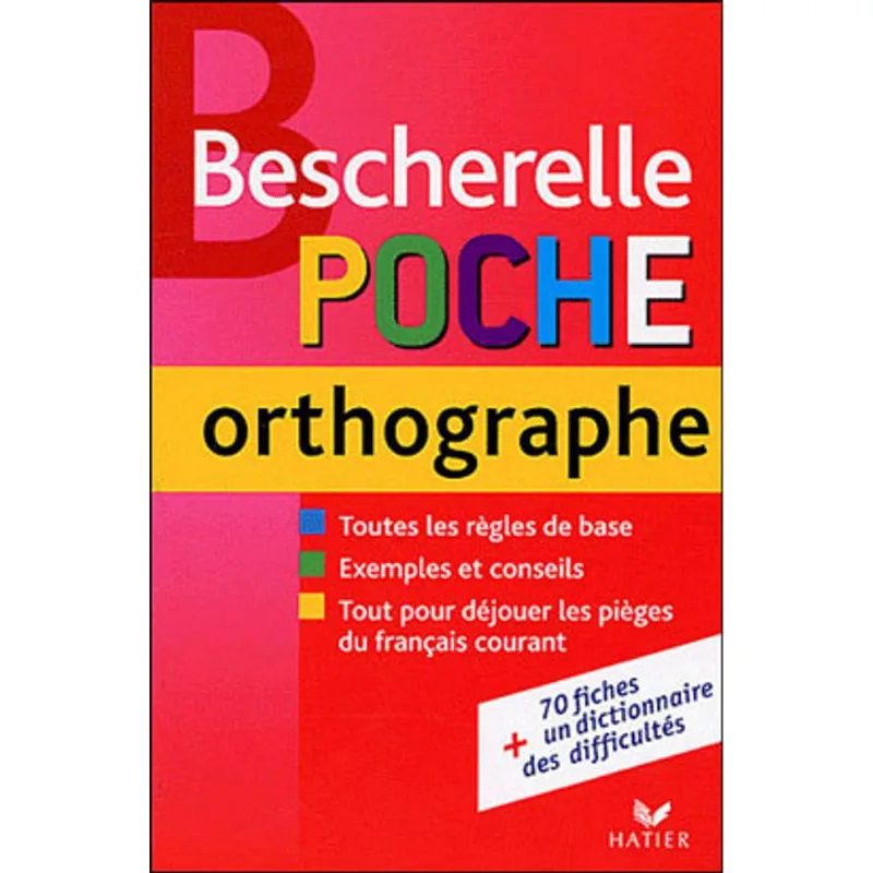 BESCHERELLE - POCHE ORTHOGRAPHE