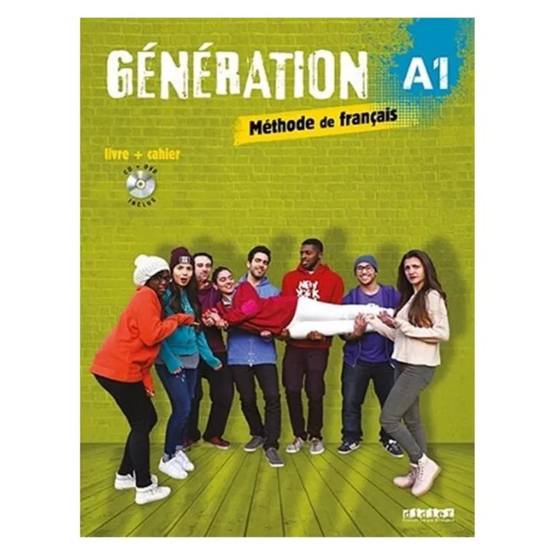 GENERATION 1 LIVRE + CAHIER D'ACTIVITES + CD MP3 + DVD (A1)