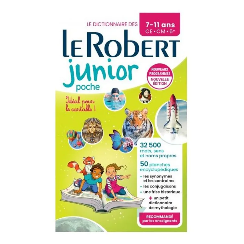 DICTIONNAIRE LE ROBERT JUNIOR POCHE - 7/11 ANS - CE-CM-6E