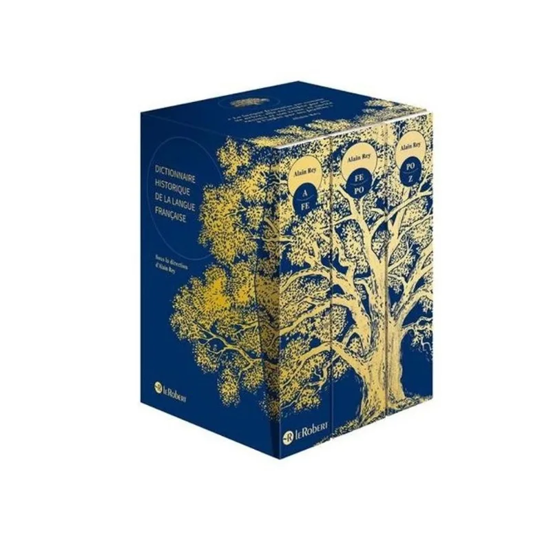 DICTIONNAIRE HISTORIQUE DE LA LANGUE FRANÇAISE, L'ÉDITION ULTIME - COFFRET COMPACT