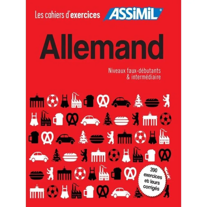 ALLEMAND FAUX-DÉBUTANTS & INTERMÉDIAIRE - COFFRET DE 2 CAHIERS