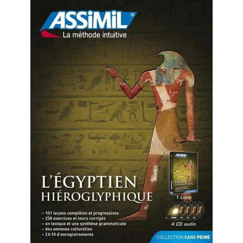 L'ÉGYPTIEN HIÉROGLYPHIQUE - LIVRE + CD AUDIO