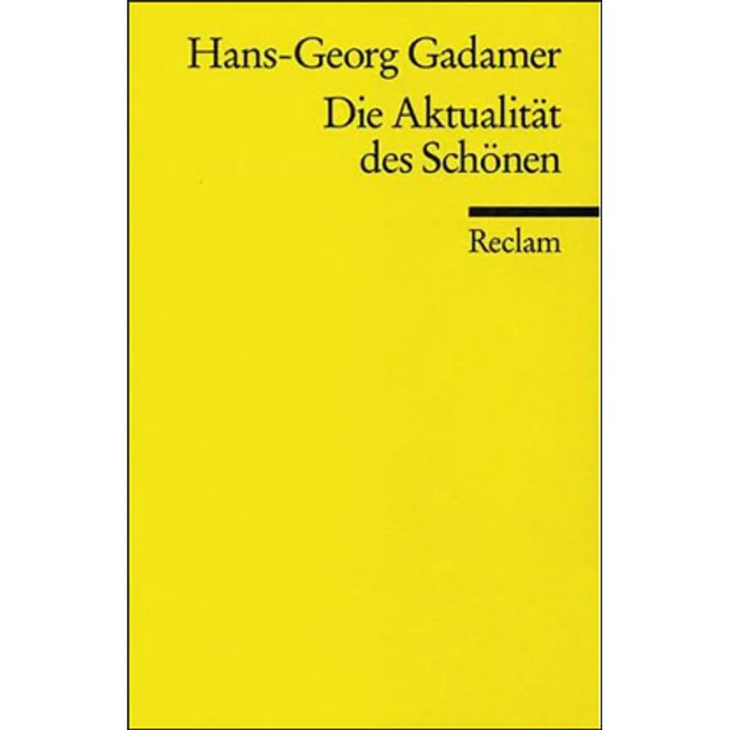 AKTUALITAT DES SCHONEN, DIE