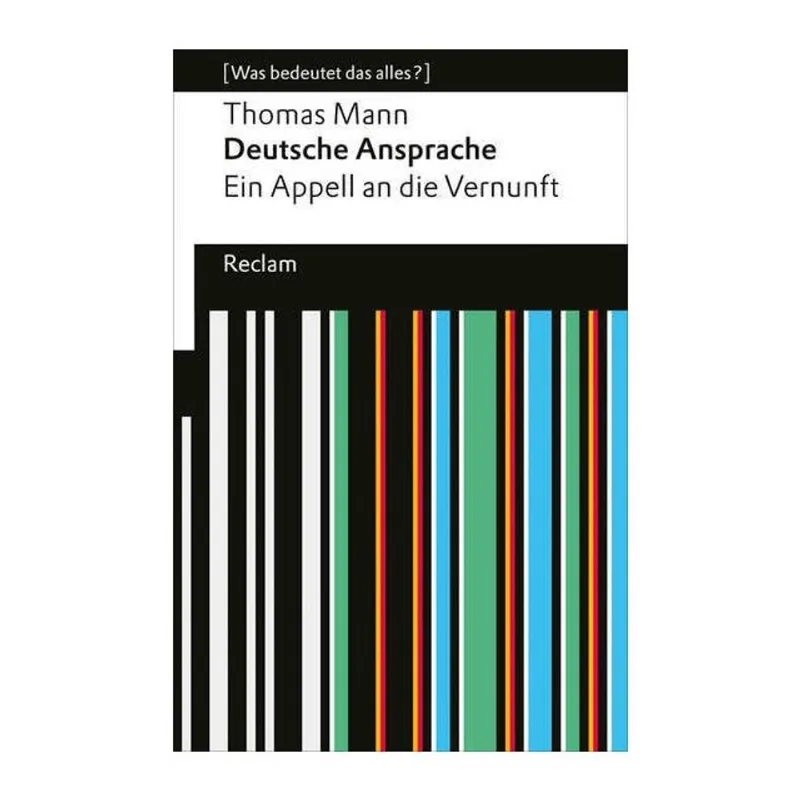 DEUTSCHE ANSPRACHE - EIN APPELL AN DIE VERNUNFT