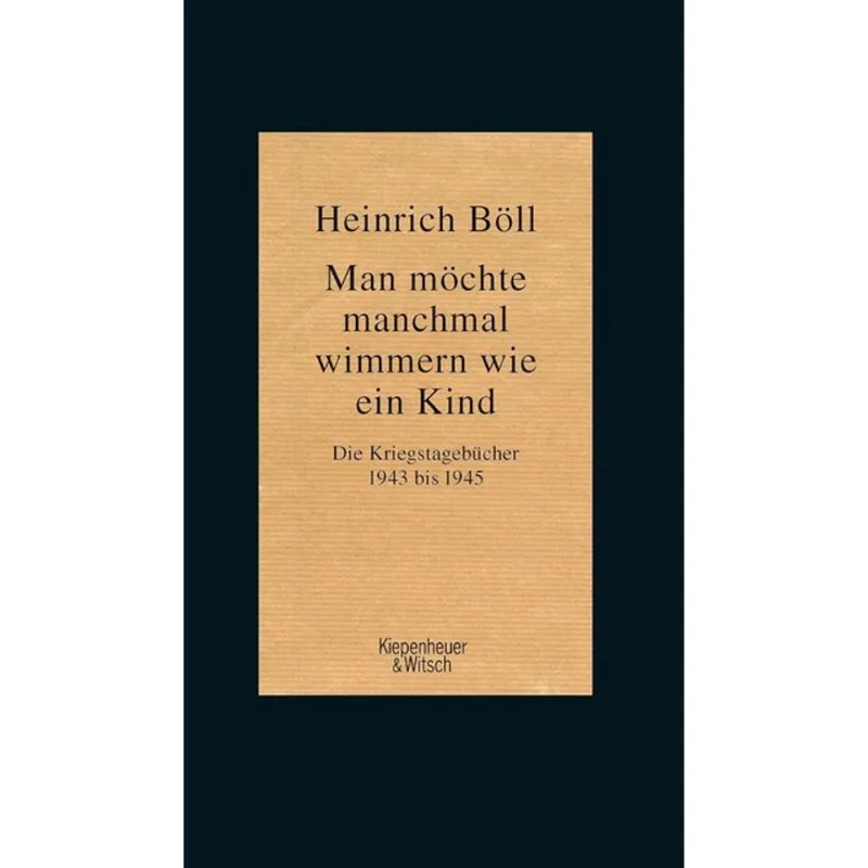 MAN MÖCHTE MANCHMAL WIMMERN WIE EIN KIND