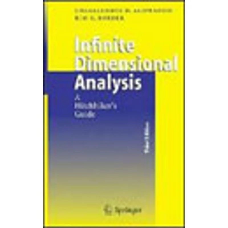 INFINITE DIMENSIONAL ANALYSIS - A HITCHHIKER'S GUIDE
