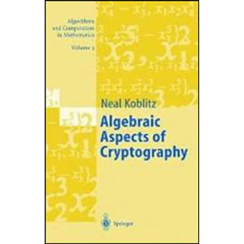 ALGEBRAIC ASPECTS OF CRYPTOGRAPHY