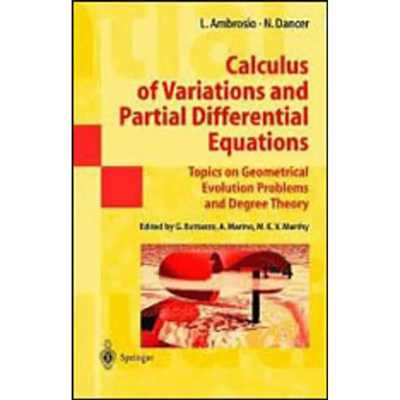 CALCULUS OF VARIATIONS AND PARTIAL DIFFERENTIAL EQUATIONS