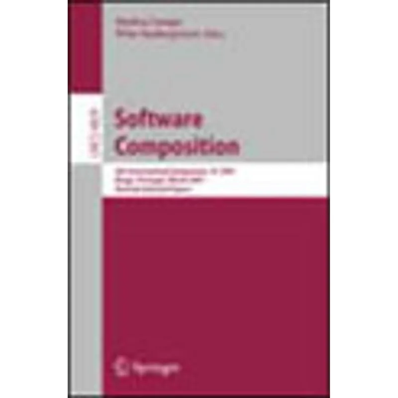 SOFTWARE COMPOSITION - 6TH INTENATIONAL SYMPOSIUM