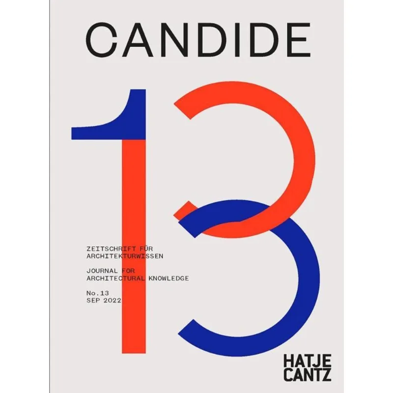 CANDIDE - JOURNAL FOR ARCHITECTURAL KNOWLEDGE - NO. 13
