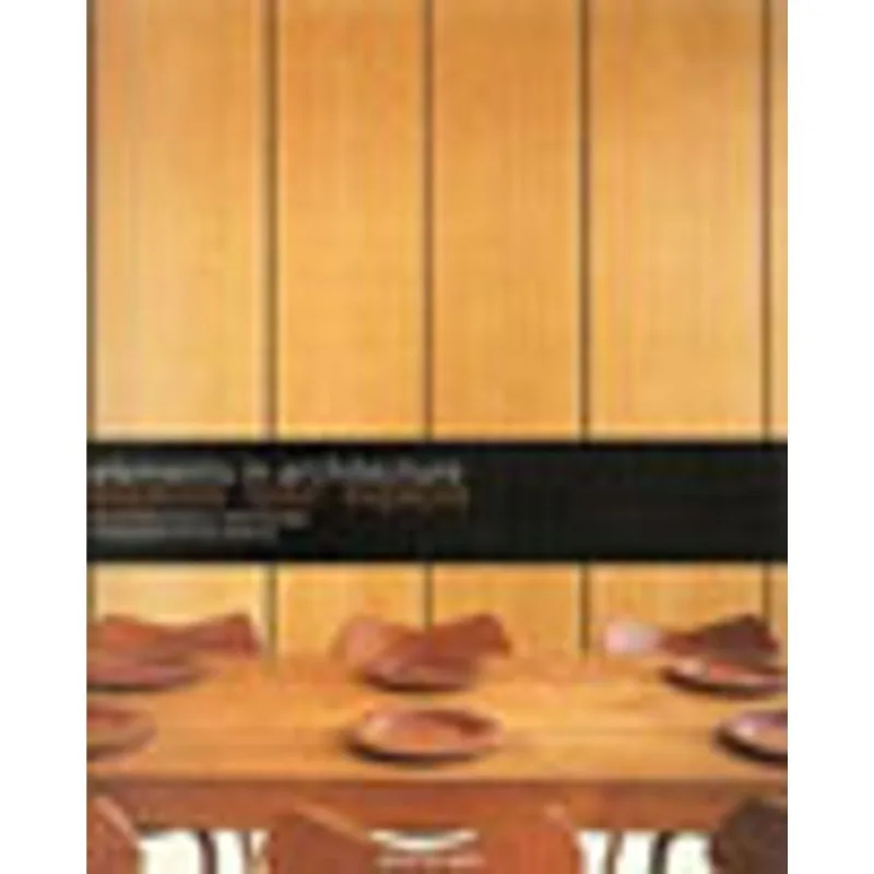 ELEMENTS IN ARCHITECTURE - ESPACIOS/SPAZI/ESPAÇOS