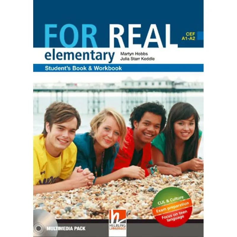 FOR REAL ELEMENTARY - STUDENT'S BOOK AND WORKBOOK + CD-ROM