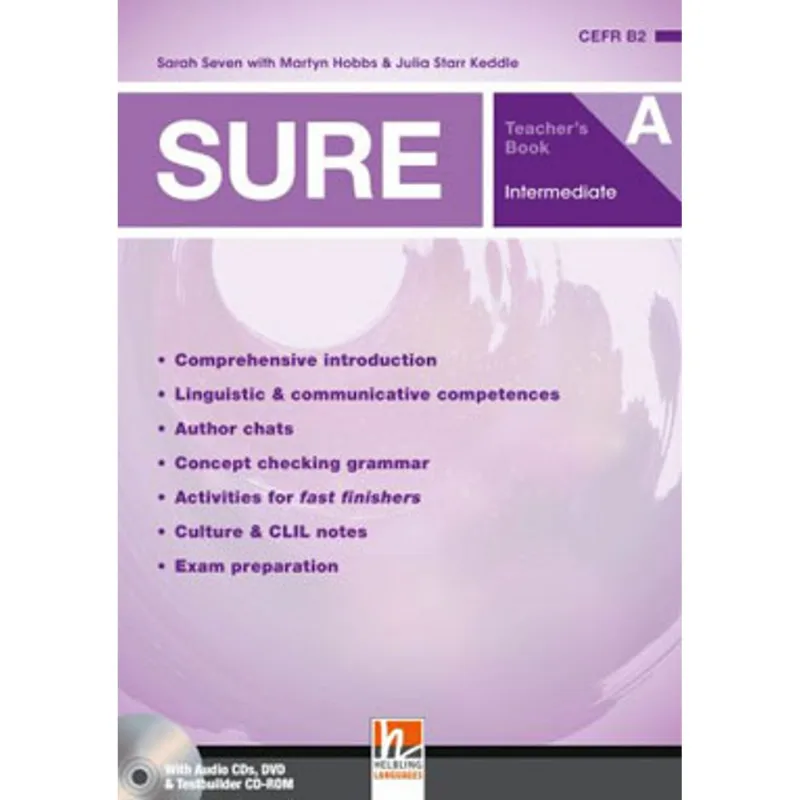 SURE - INTERMEDIATE - LEVEL A - TEACHER'S BOOK + 2 CLASS AUDIO CDS + DVD - BRITISH