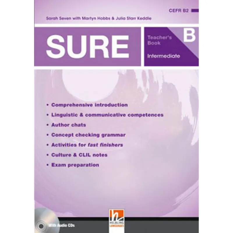 SURE - INTERMEDIATE - LEVEL B - TEACHER'S BOOK + 2 CLASS AUDIO CDS - BRITISH