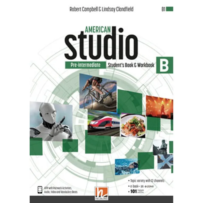 AMERICAN STUDIO PRE-INTERMEDIATE - STUDENT'S BOOK & WORKBOOK B + E-ZONE RESOURCES + MEDIA APP
