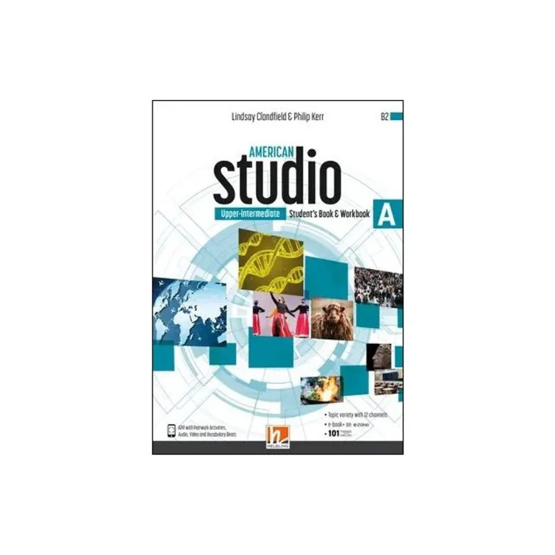 AMERICAN STUDIO UPPER-INTERMEDIATE - STUDENT'S BOOK & WORKBOOK A + E-ZONE RESOURCES + MEDIA APP