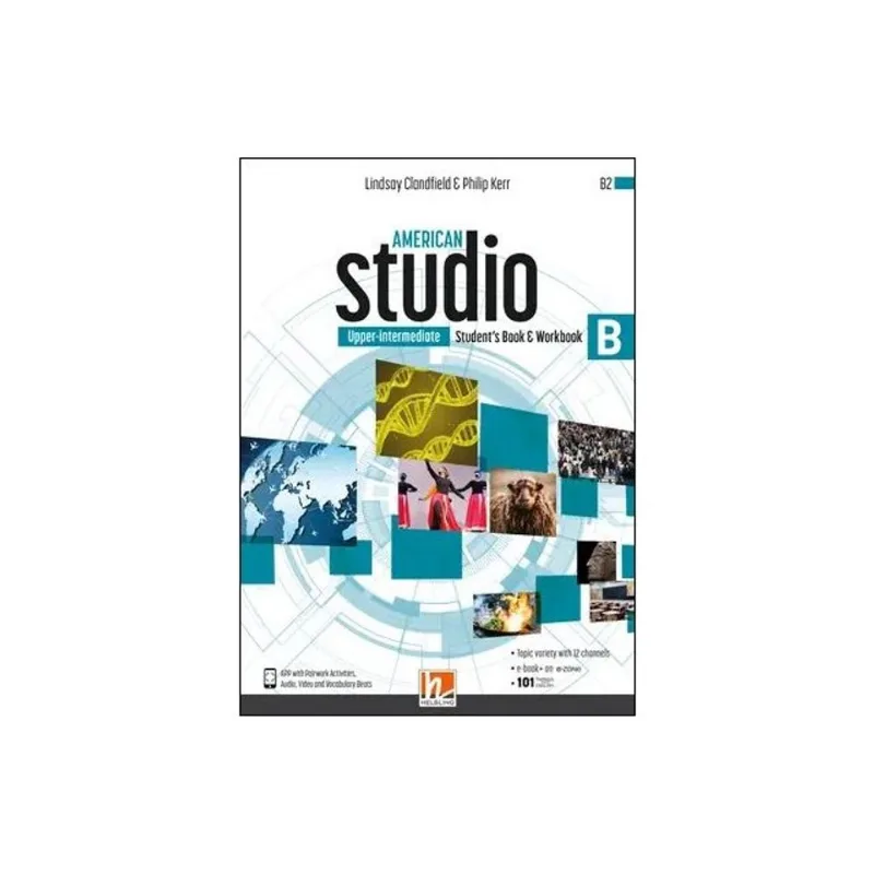 AMERICAN STUDIO UPPER-INTERMEDIATE - STUDENT'S BOOK & WORKBOOK B + E-ZONE RESOURCES + MEDIA APP