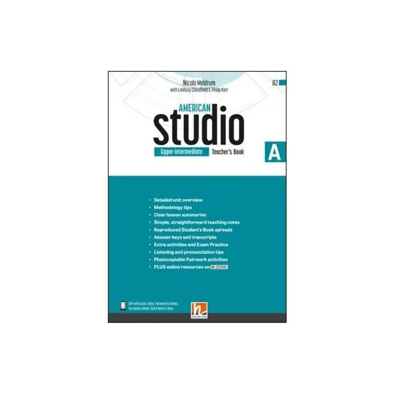 AMERICAN STUDIO UPPER-INTERMEDIATE - TEACHER'S BOOK A + E-ZONE RESOURCES + MEDIA APP