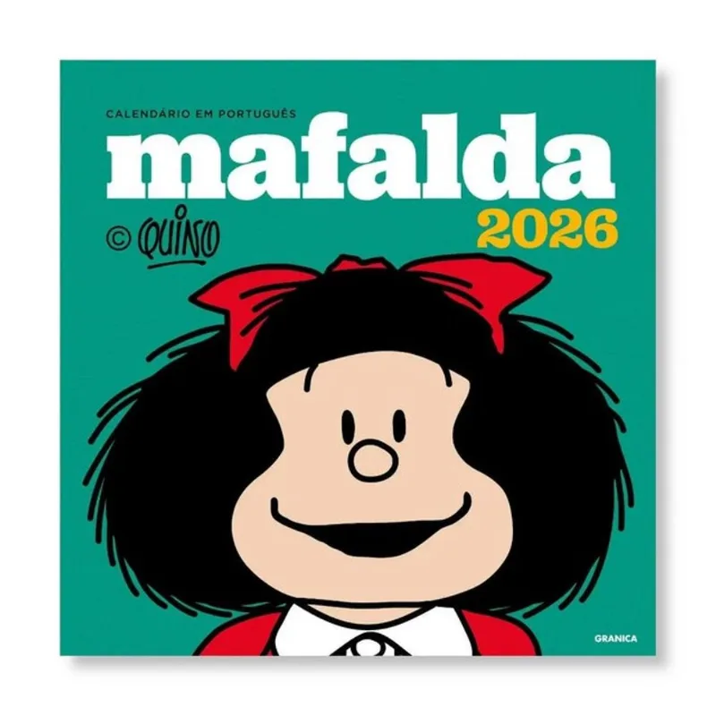 2026 CALENDÁRIO DE PAREDE MAFALDA - EM PORTUGUÊS