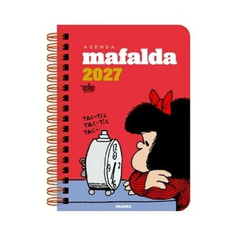 2027 AGENDA MAFALDA DIA POR PÁGINA EM ESPANHOL
