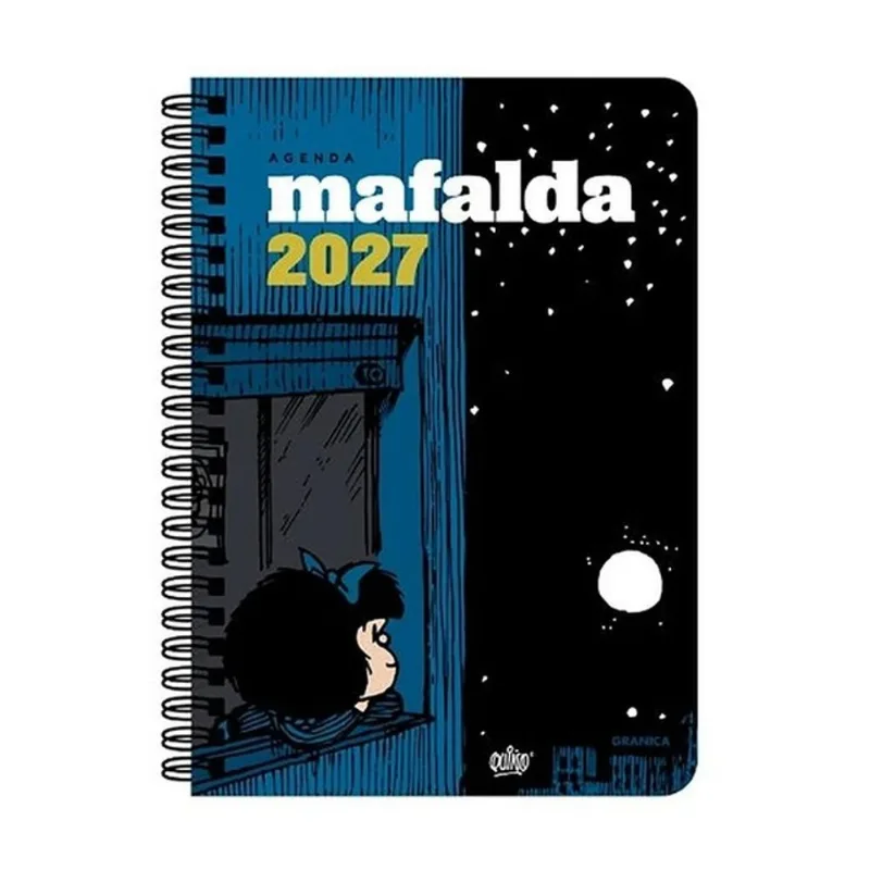 2027 AGENDA MAFALDA DIA POR PÁGINA XL EM ESPANHOL
