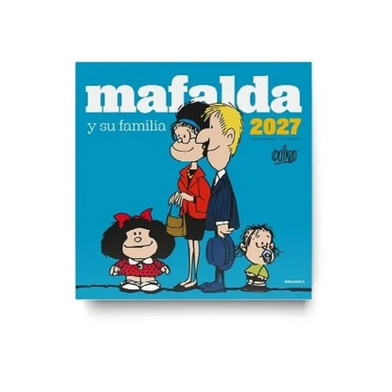 2027 CALENDÁRIO DE PAREDE FAMÍLIA EM ESPANHOL