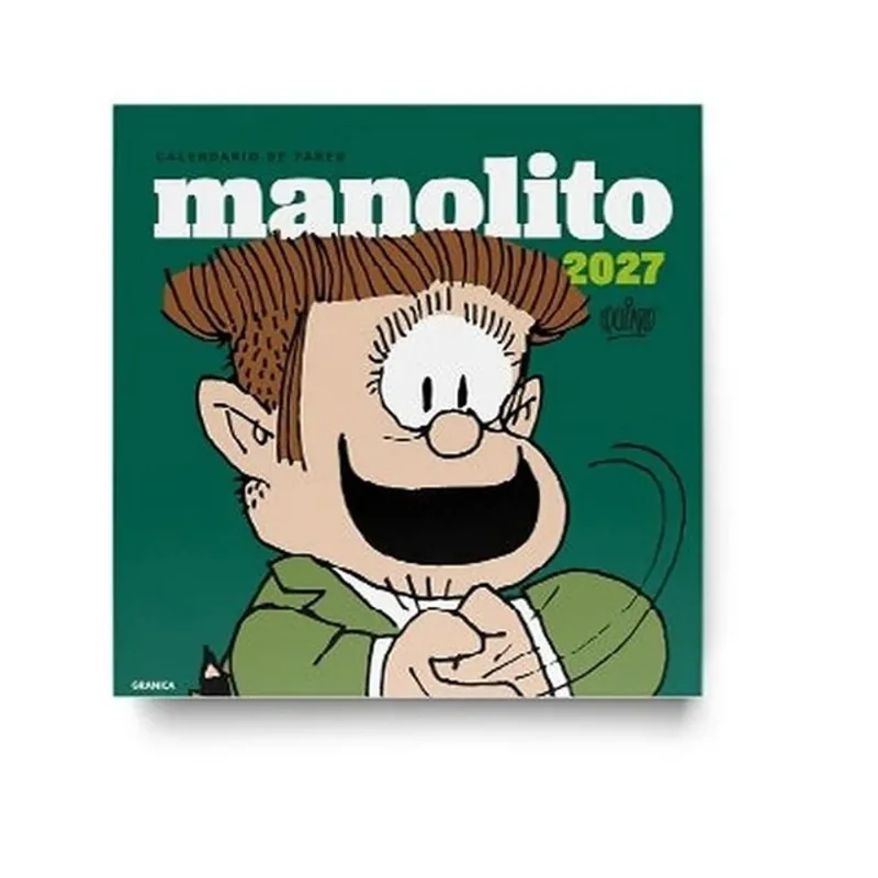 2027 CALENDÁRIO DE PAREDE MANOLITO EM ESPANHOL