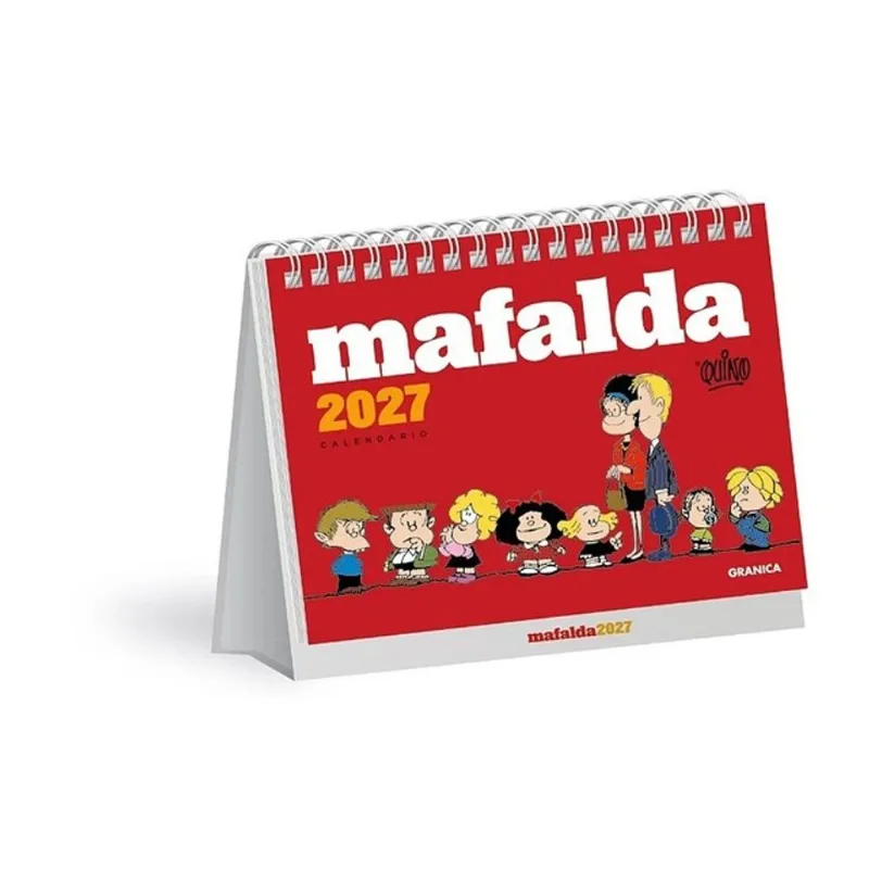 2027 CALENDÁRIO MENSAL MAFALDA EM ESPANHOL