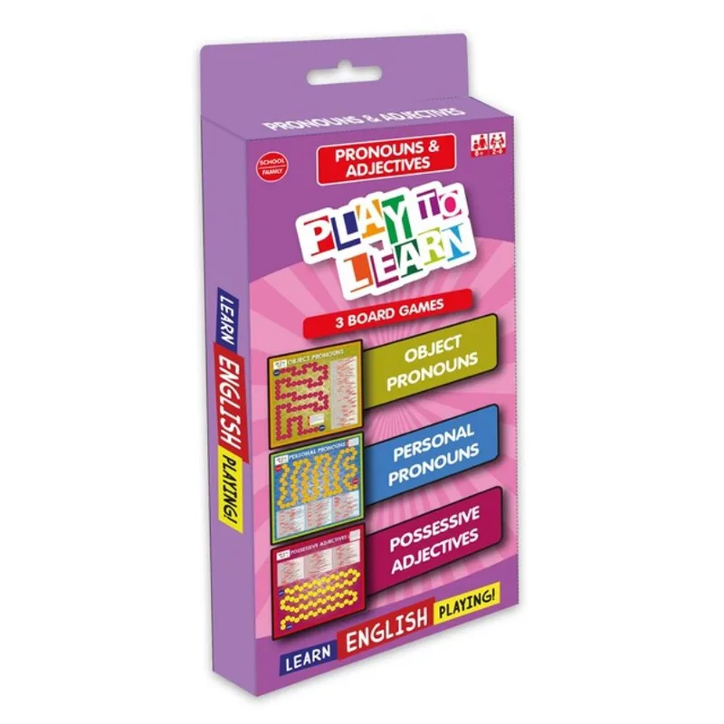 PLAY TO LEARN - PRONOUNS & ADJECTIVES