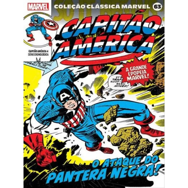 COLEÇÃO CLÁSSICA MARVEL VOL. 63 - CAPITÃO AMÉRICA 04