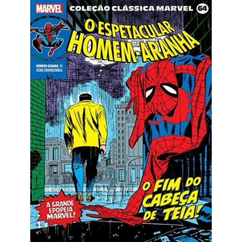 COLEÇÃO CLÁSSICA MARVEL VOL. 64 - HOMEM-ARANHA 11