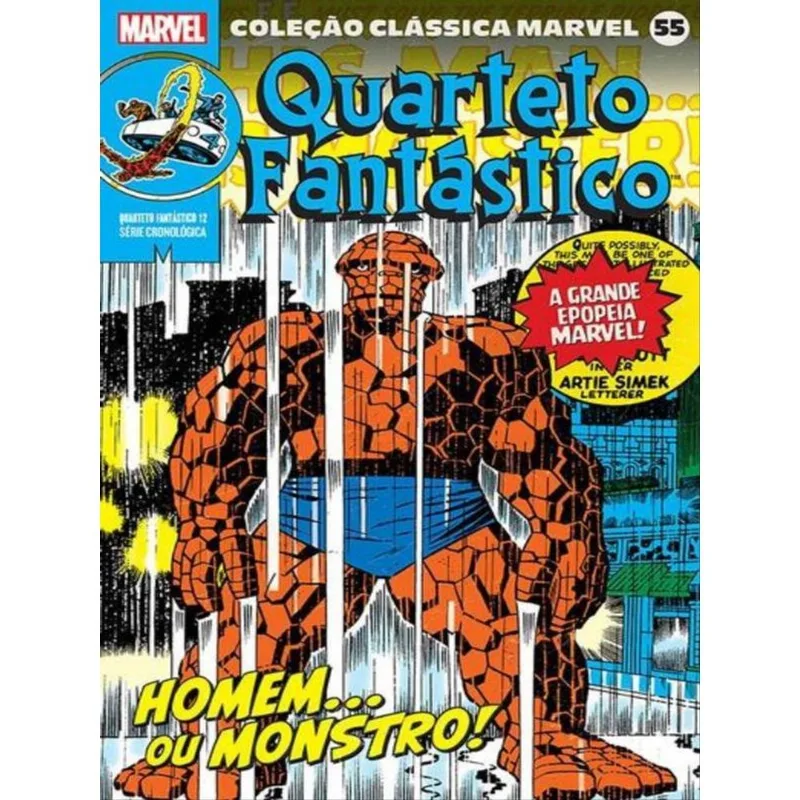 COLEÇÃO CLÁSSICA MARVEL VOL. 55 - QUARTETO FANTÁSTICO 12