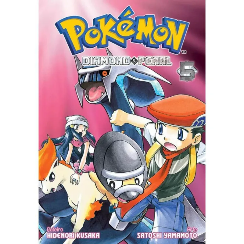 Livro Mangá - Pokémon Diamond And Pearl - Vol. 05 - Panini