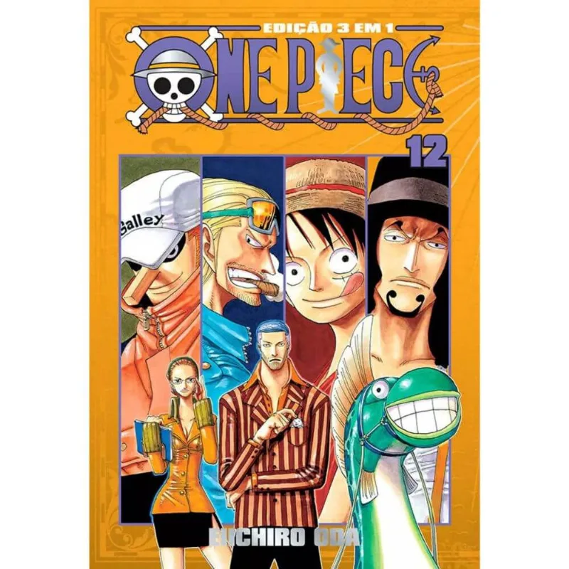 Livro Mangá - One Piece Edição 3 em 1 - Volume 12 - Panini