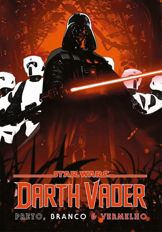 Darth Vader - Preto, Branco E Vermelho - LC - Livros