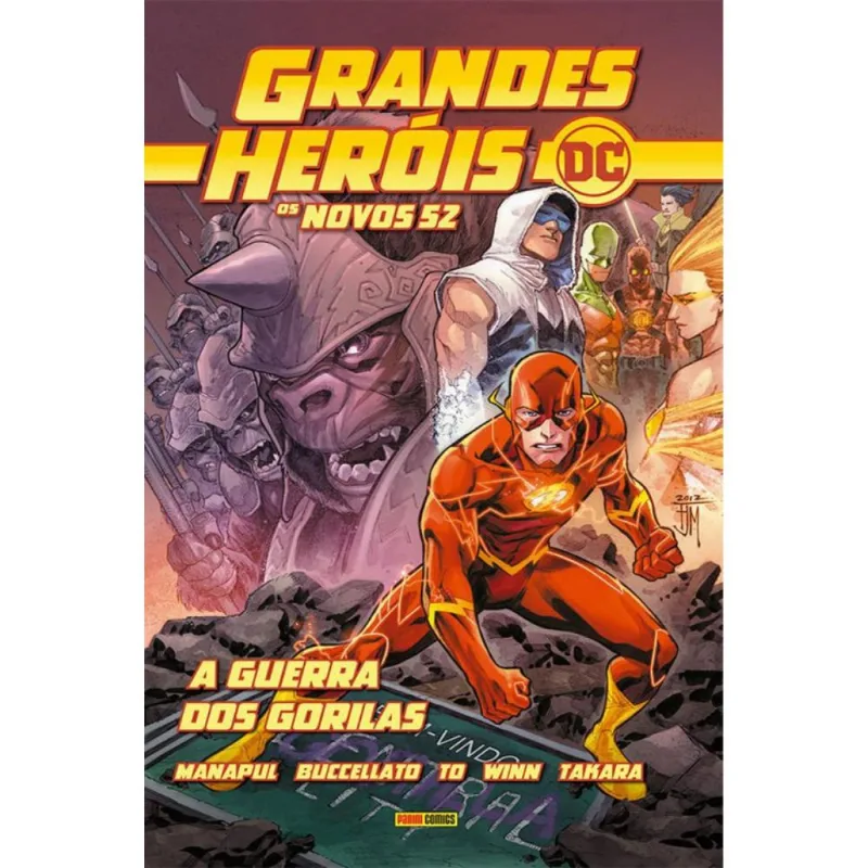 Grandes Heróis DC: Os Novos 52 Vol. 28 - Flash: A Guerra Dos Gorilas