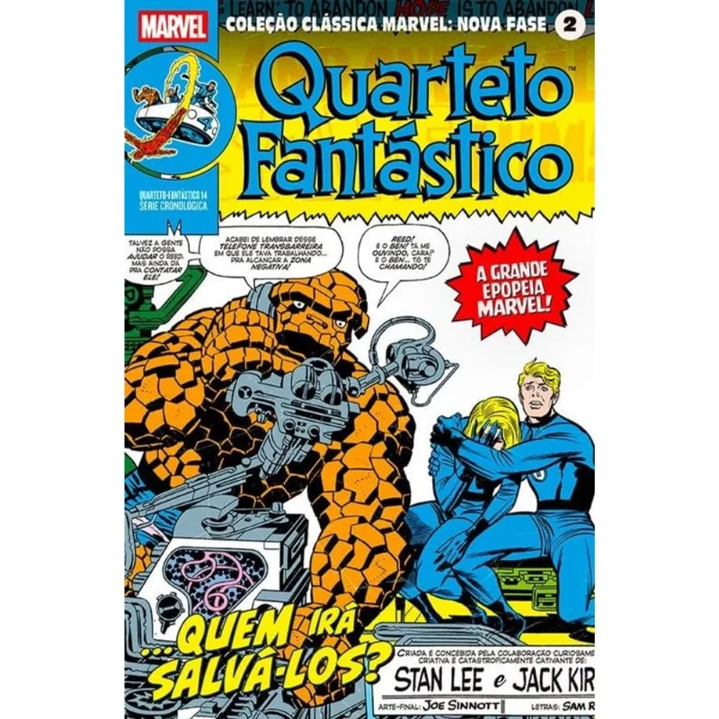 Coleção Clássica Marvel: Nova Fase 2 - Quarteto Fantástico 14