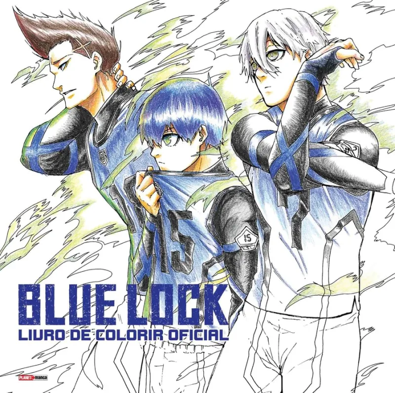 Blue Lock - Livro De Colorir - LC - Livros