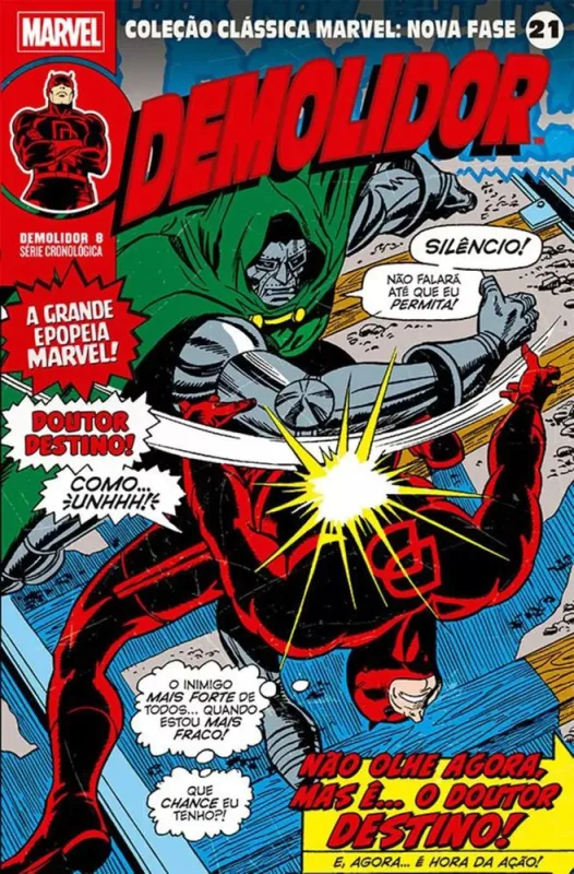 Coleção Clássica Marvel: Nova Fase 21 - Demolidor 8! - LC - Livros