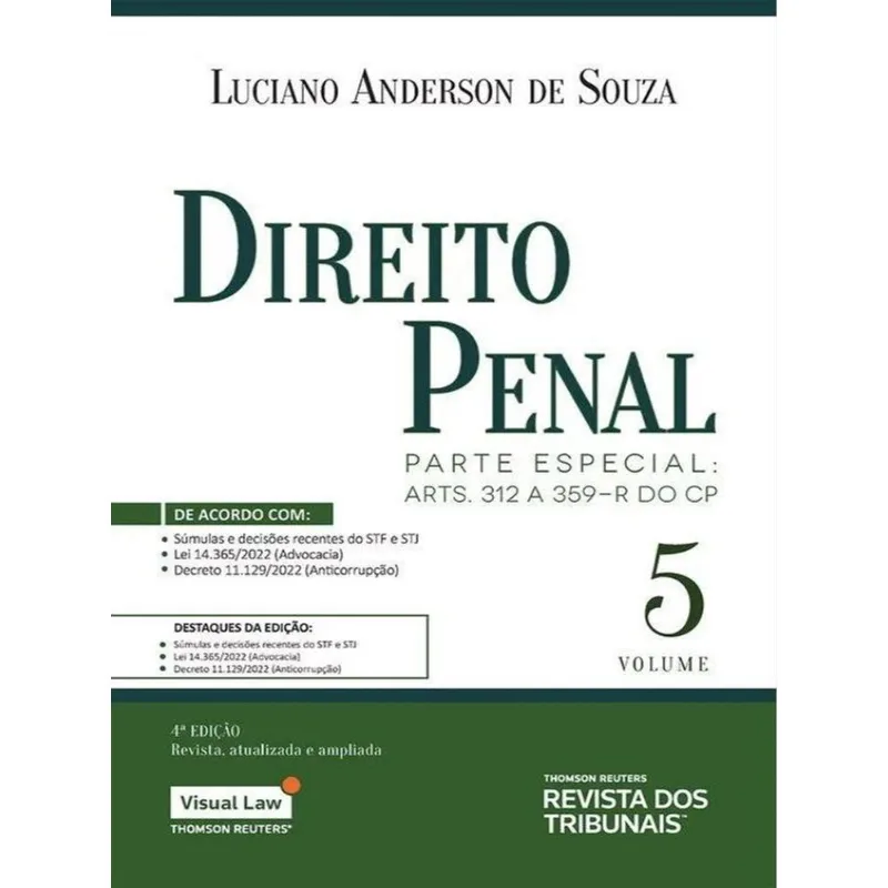DIREITO PENAL - PARTE ESPECIAL - 2023 - VOL. 5