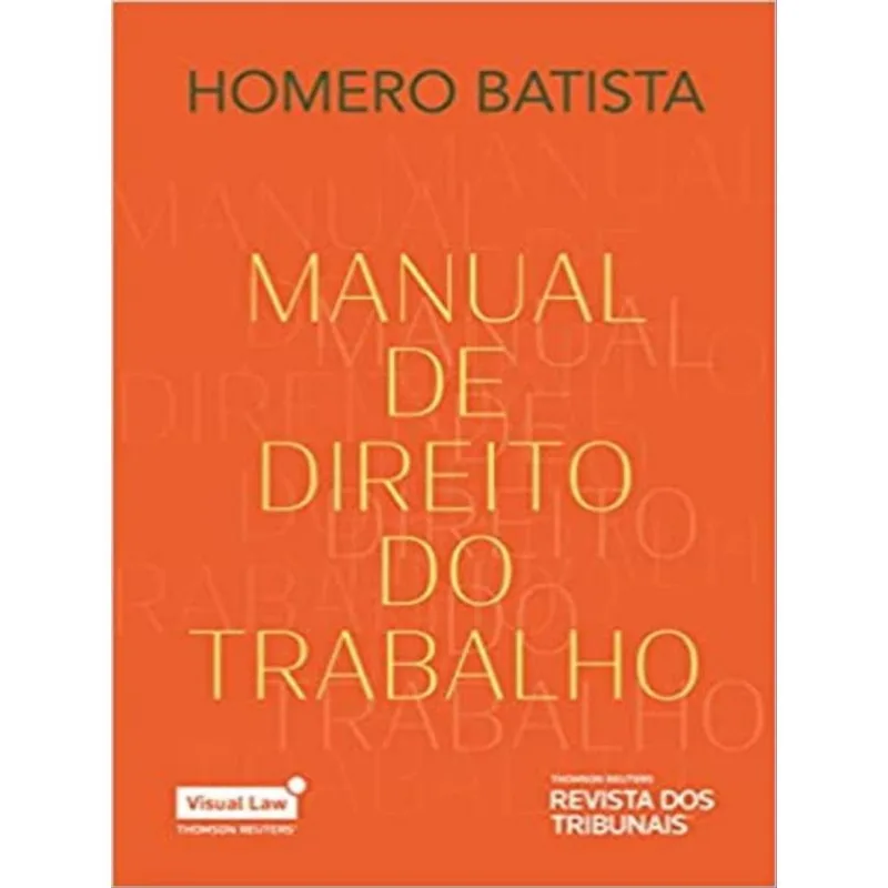 MANUAL DE DIREITO DO TRABALHO - 2023